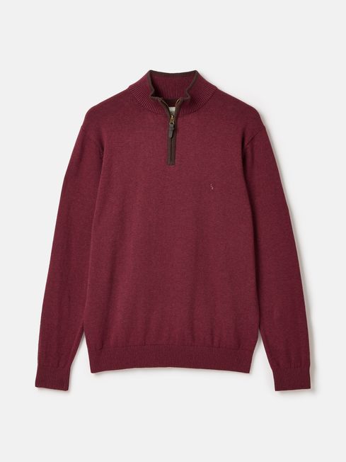 Joules Hillside Port Quarter Zip Knit Jumper