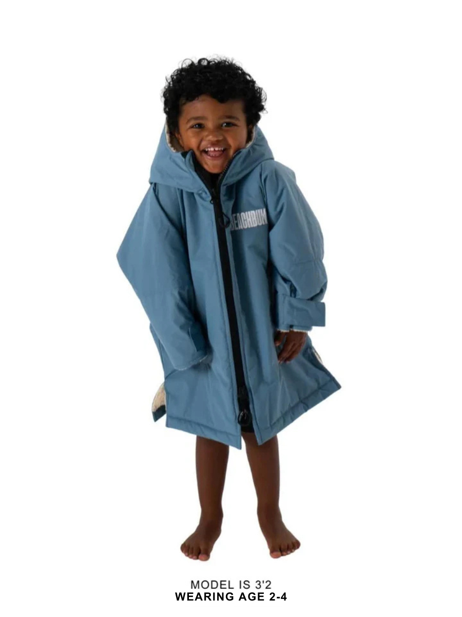 Beachbum Kids Brobe in Sea Blue