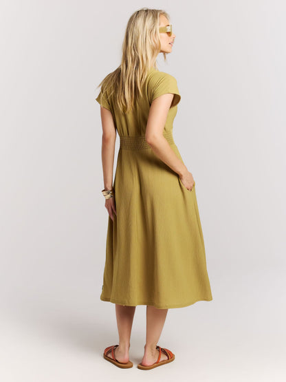 Protest Nieve Dress in Pear Green
