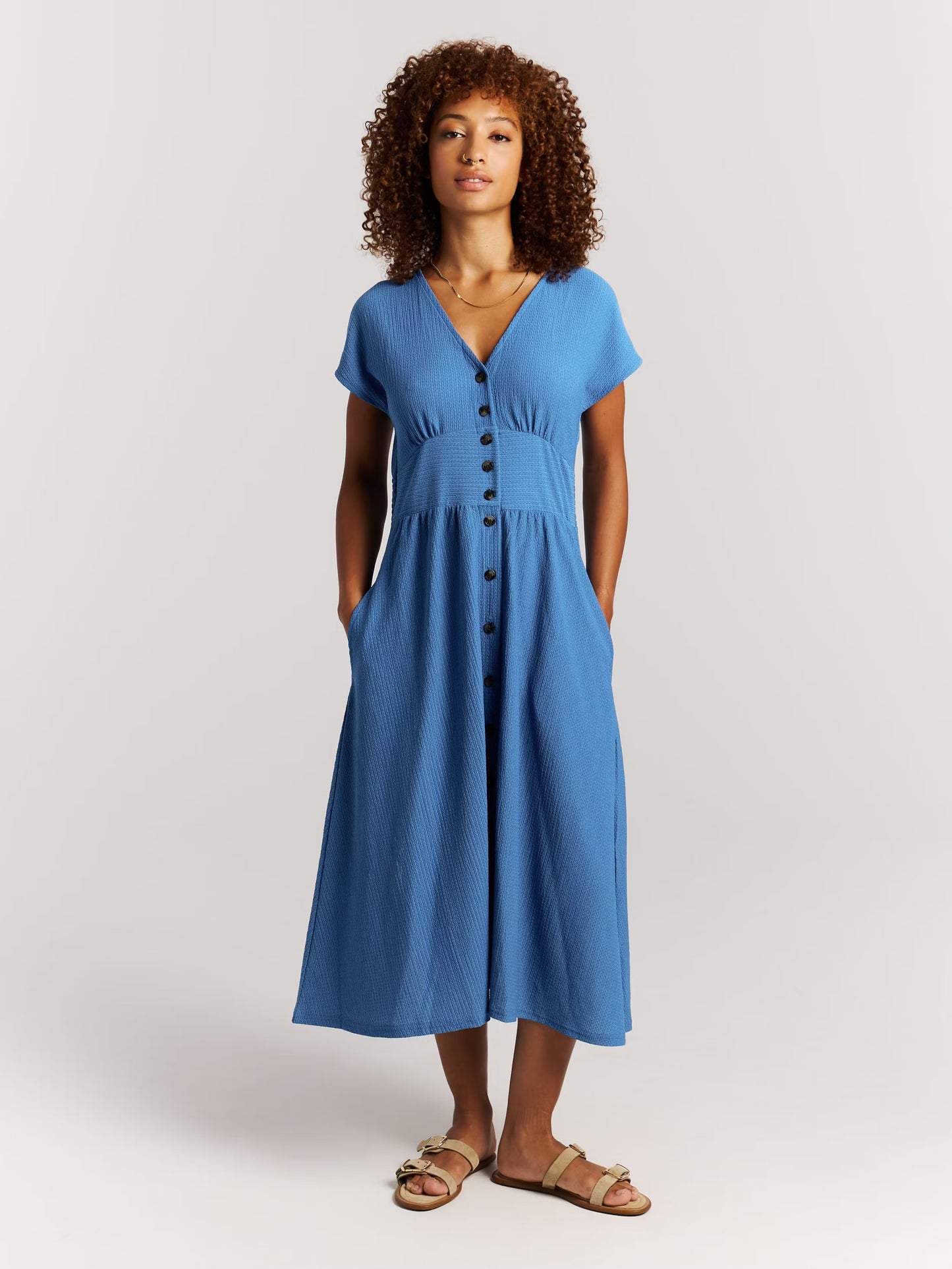 Protest Nieve Dress in Gladio Blue