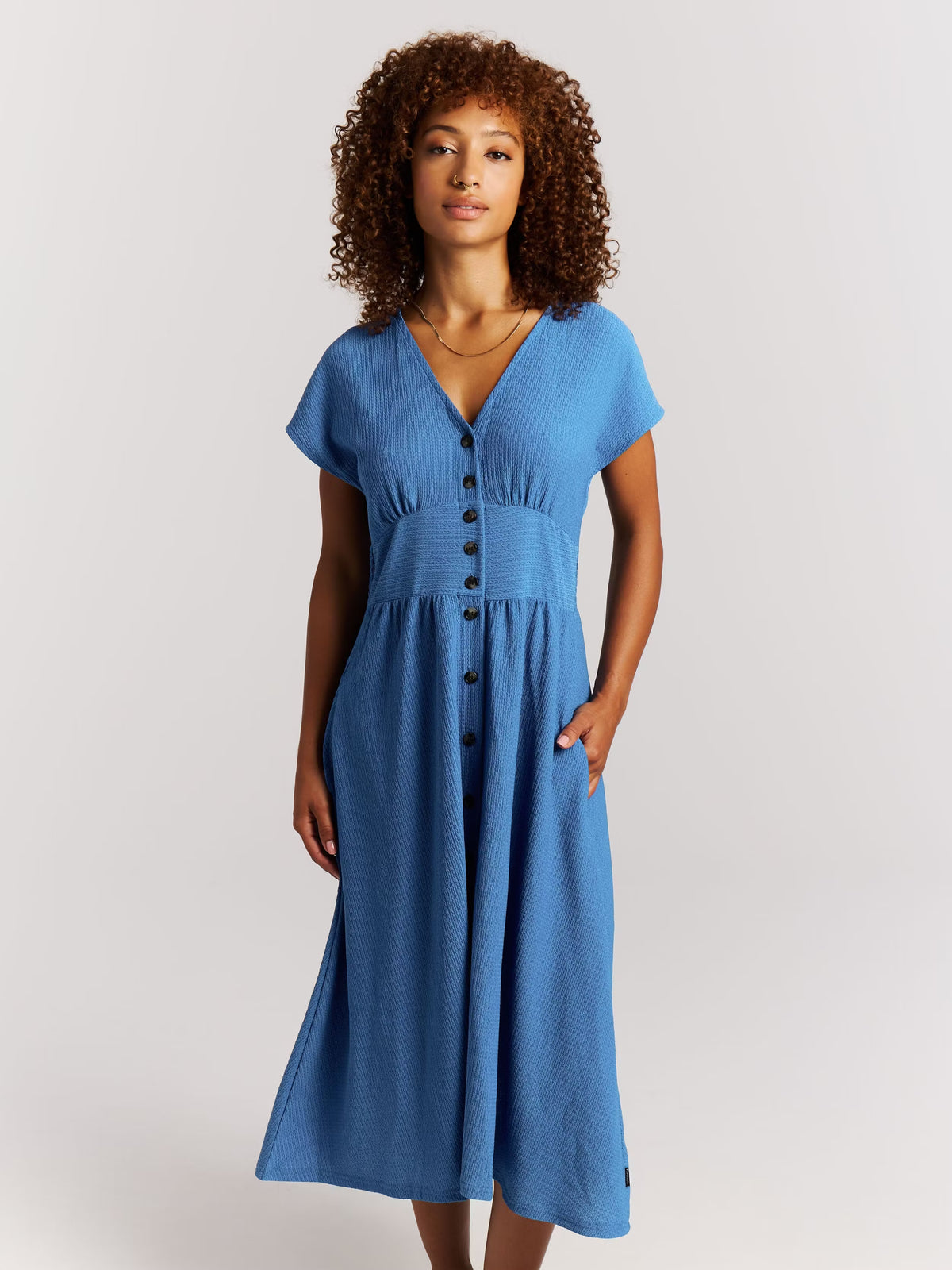 Protest Nieve Dress in Gladio Blue