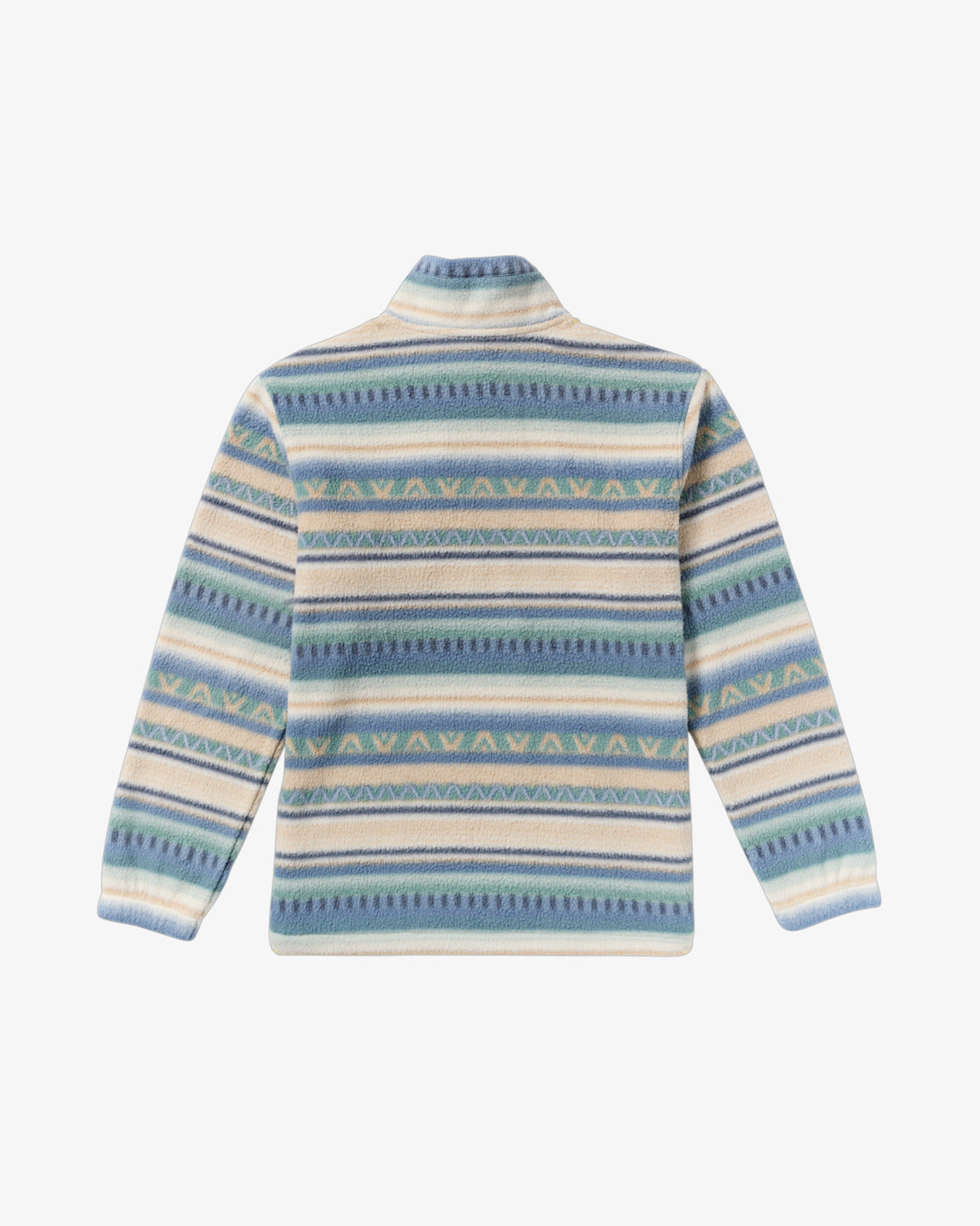 Billabong Boundary Half Zip Mock Neck Fleece in Silver Birch