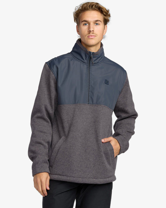Billabong Boundary Blocked - Half Zip Mock Neck Fleece for Men
