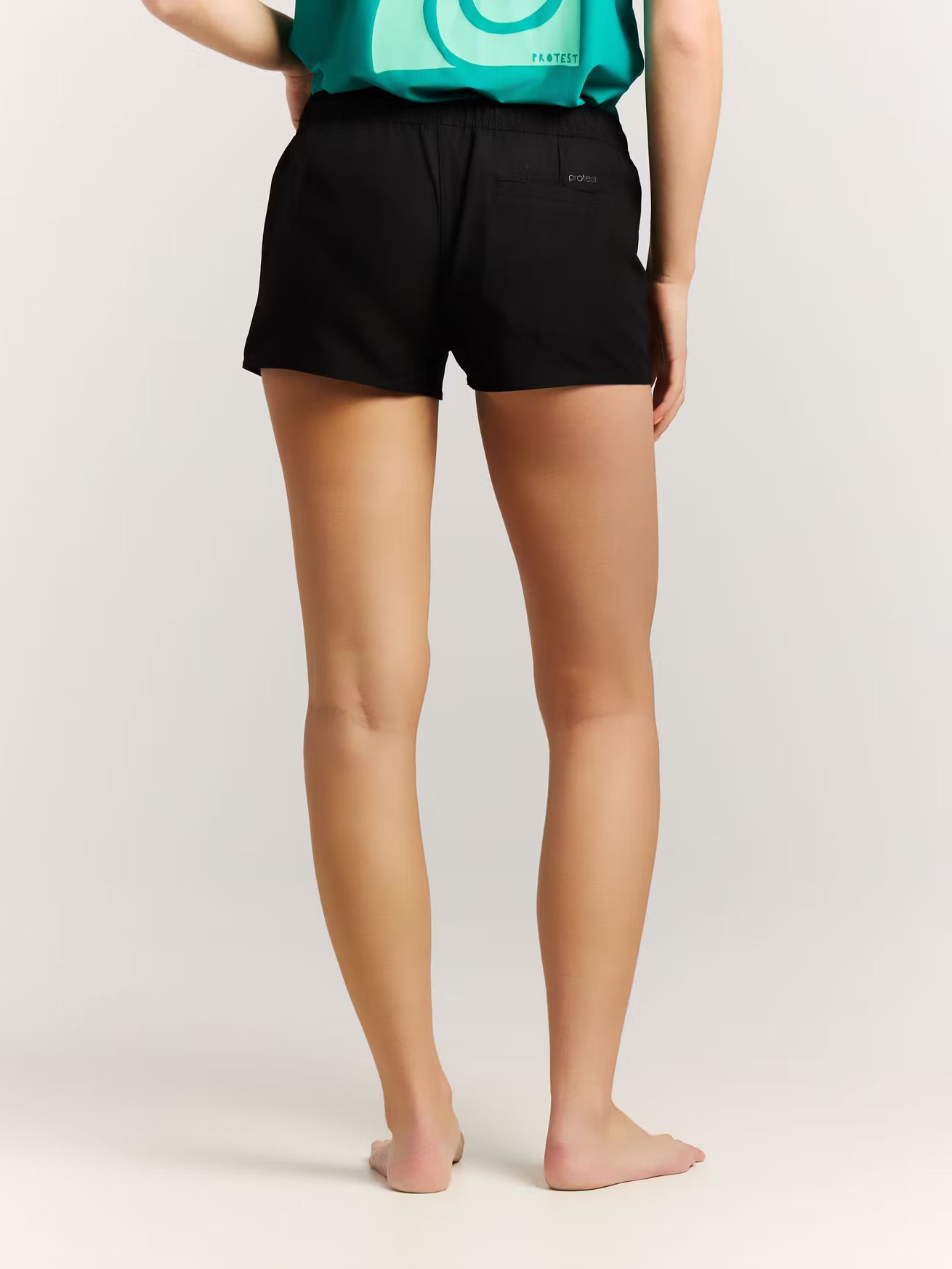 Protest Evi Beach Shorts in True Black