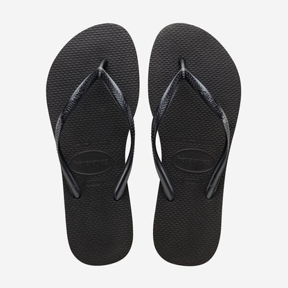 Havaianas Slim Flip Flops in Black
