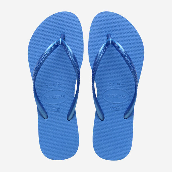 Havaianas Slim Flip Flops in Brilliant Blue