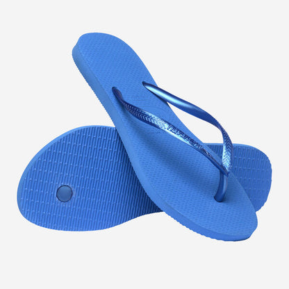 Havaianas Slim Flip Flops in Brilliant Blue