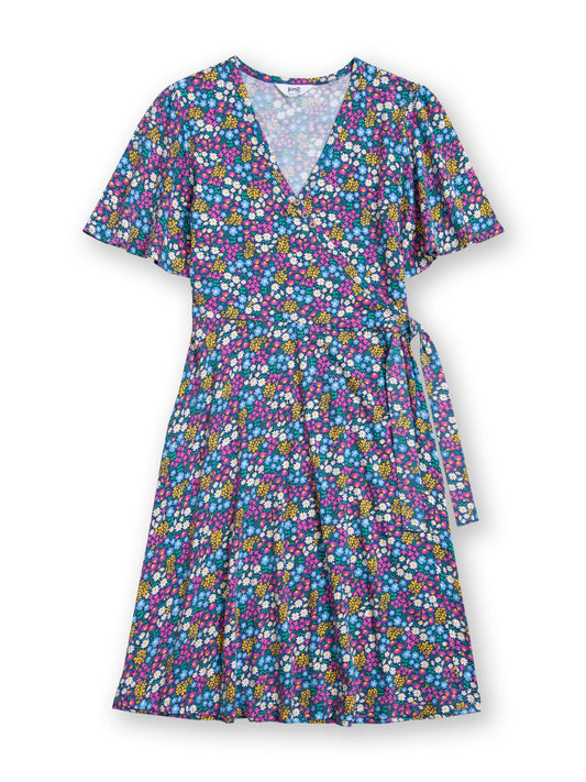 Kite Highcliffe Jersey Wrap Dress Flower Patch