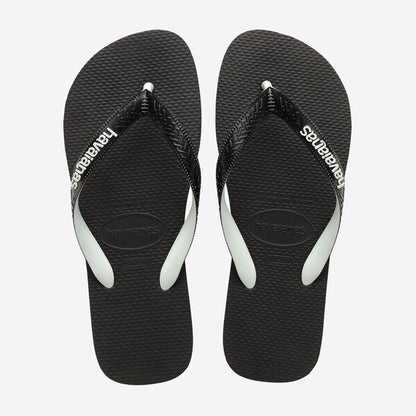 Havaianas Top Mix Flip Flops in Black/Black