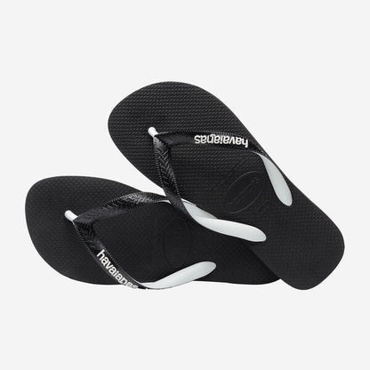 Havaianas Top Mix Flip Flops in Black/Black