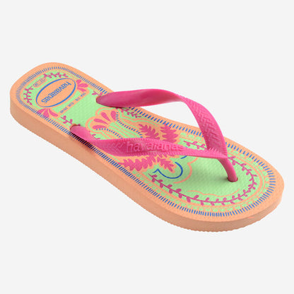 Havaianas Top Summer Vibes Flip Flops in Peach