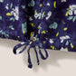 White Stuff Bennie Tie Hem Shirt in Navy Print