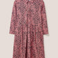 White Stuff Everly Jersey Cotton Shirt Dress in Red Multi