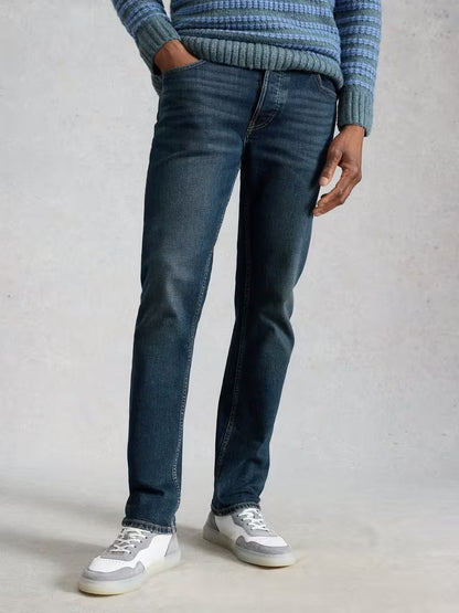 White Stuff Eastwood Straight Jean in Dark Blue