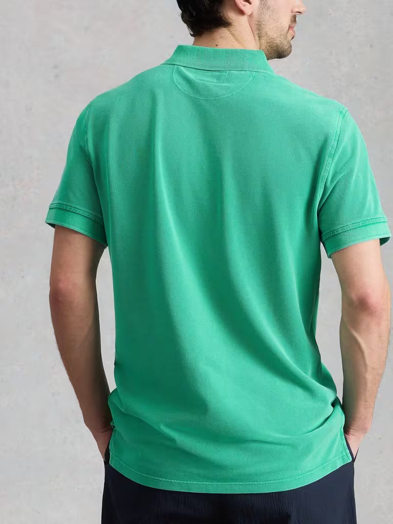 White Stuff Utility Polo Shirt in Bright Green