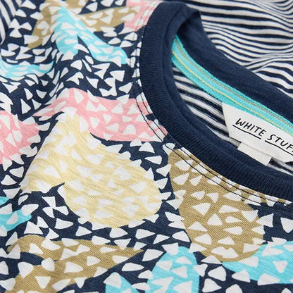 White Stuff Clara Long Sleeve Top in Black Multi