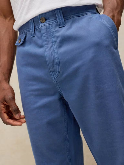 White Stuff Chapman Casual Trousers in Indigo Blue