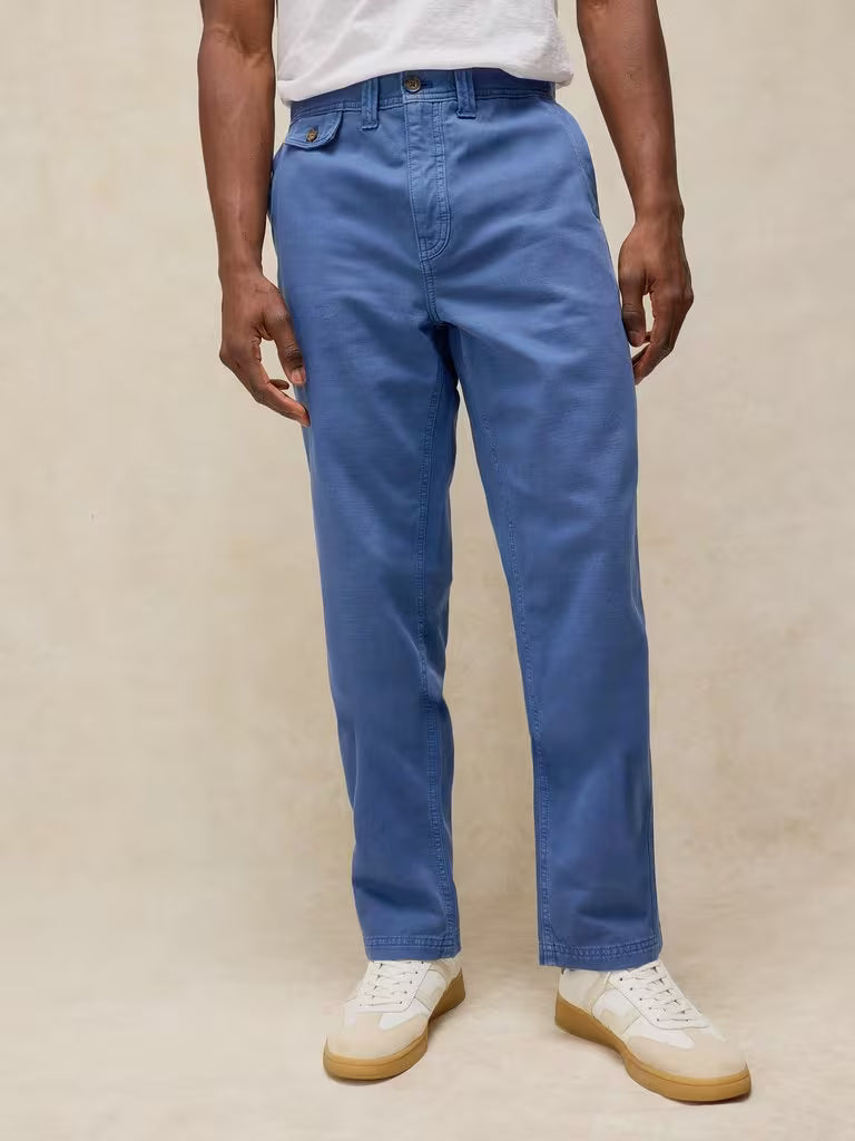White Stuff Chapman Casual Trousers in Indigo Blue