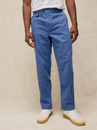 White Stuff Chapman Casual Trousers in Indigo Blue