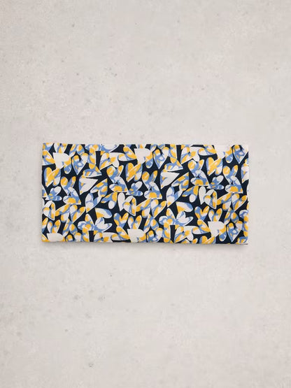 White Stuff Versatile Neck Jersey Roll in Chartreuse Print