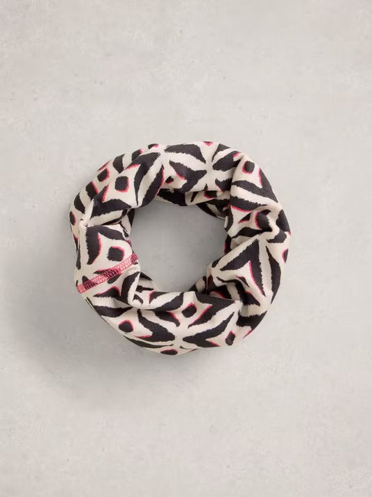 White Stuff Versatile Neck Jersey Roll in Natural Print