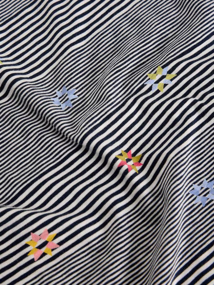 White Stuff Abbie Stripe T-Shirt in Navy Multi