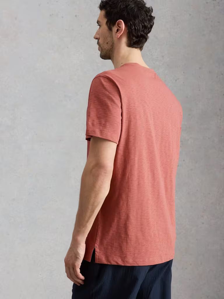 White Stuff Abersoch Camel Graphic Tee in Pink Print