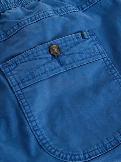 White Stuff Sutton Drawstring Shorts in Bright Blue