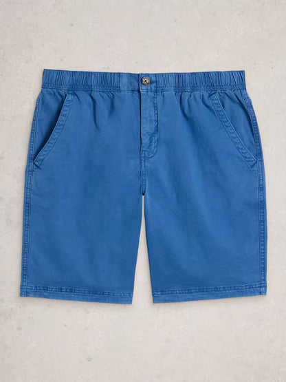 White Stuff Sutton Drawstring Shorts in Bright Blue
