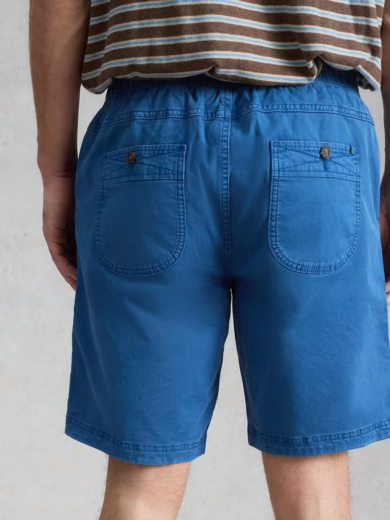 White Stuff Sutton Drawstring Shorts in Bright Blue