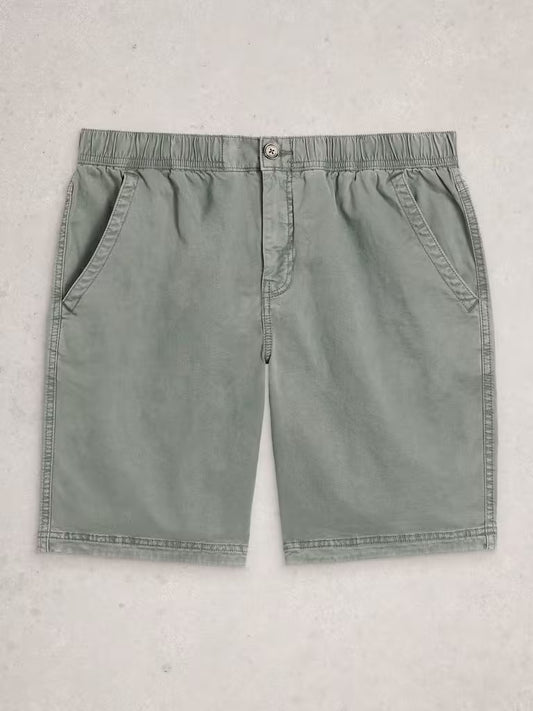 White Stuff Sutton Drawstring Shorts in Light Green