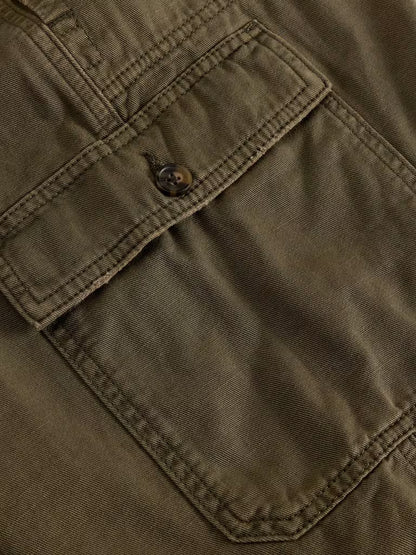 White Stuff Kemble Cargo Shorts in Khaki Green