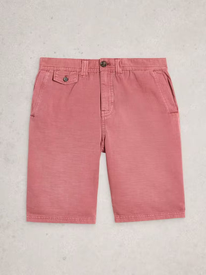 White Stuff Chapman Casual Short in Deep Red
