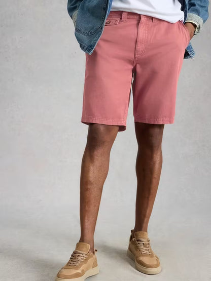 White Stuff Chapman Casual Short in Deep Red