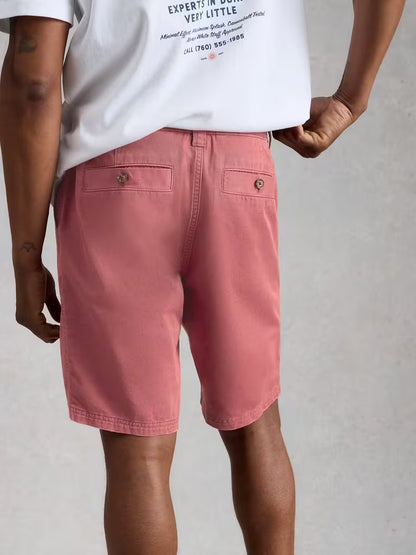 White Stuff Chapman Casual Short in Deep Red