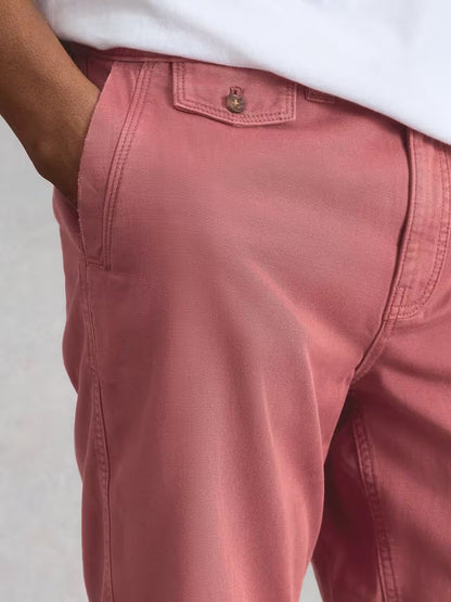 White Stuff Chapman Casual Short in Deep Red