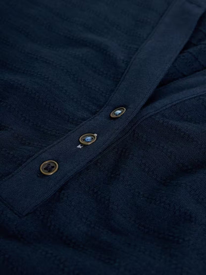 White Stuff Nora Texture Notch Vest in Dark Navy