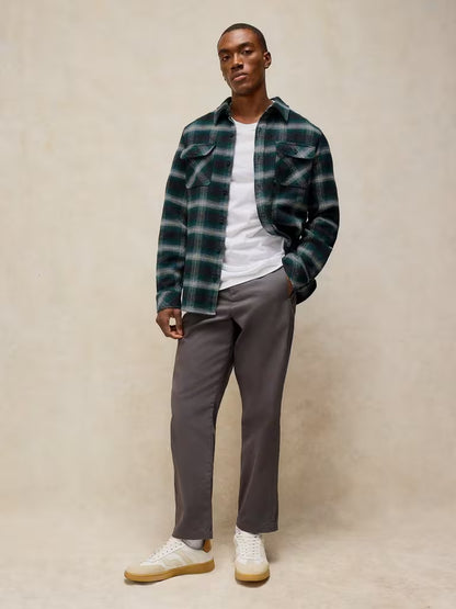 White Stuff Darwen Check Shirt in Teal Multi