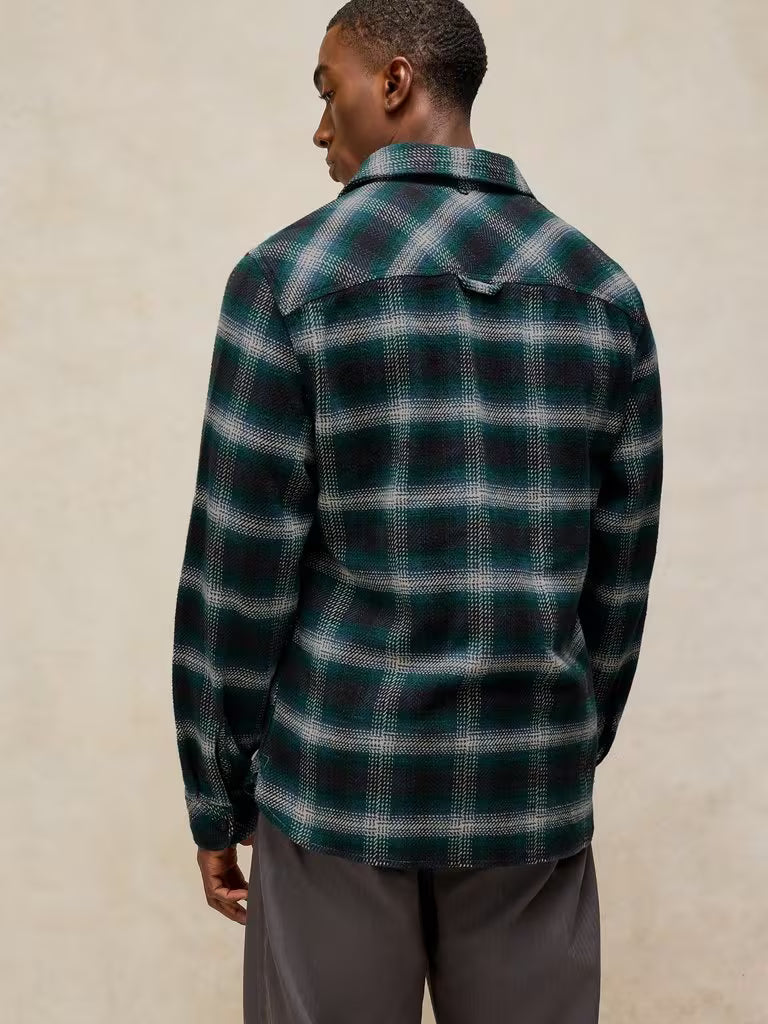 White Stuff Darwen Check Shirt in Teal Multi