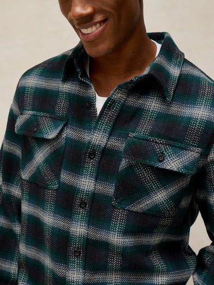 White Stuff Darwen Check Shirt in Teal Multi