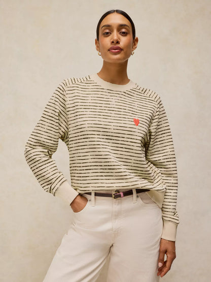White Stuff Daydreamer Sweat in Ivory Multi