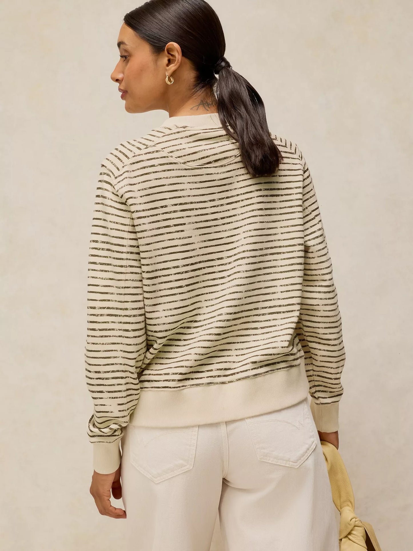 White Stuff Daydreamer Sweat in Ivory Multi
