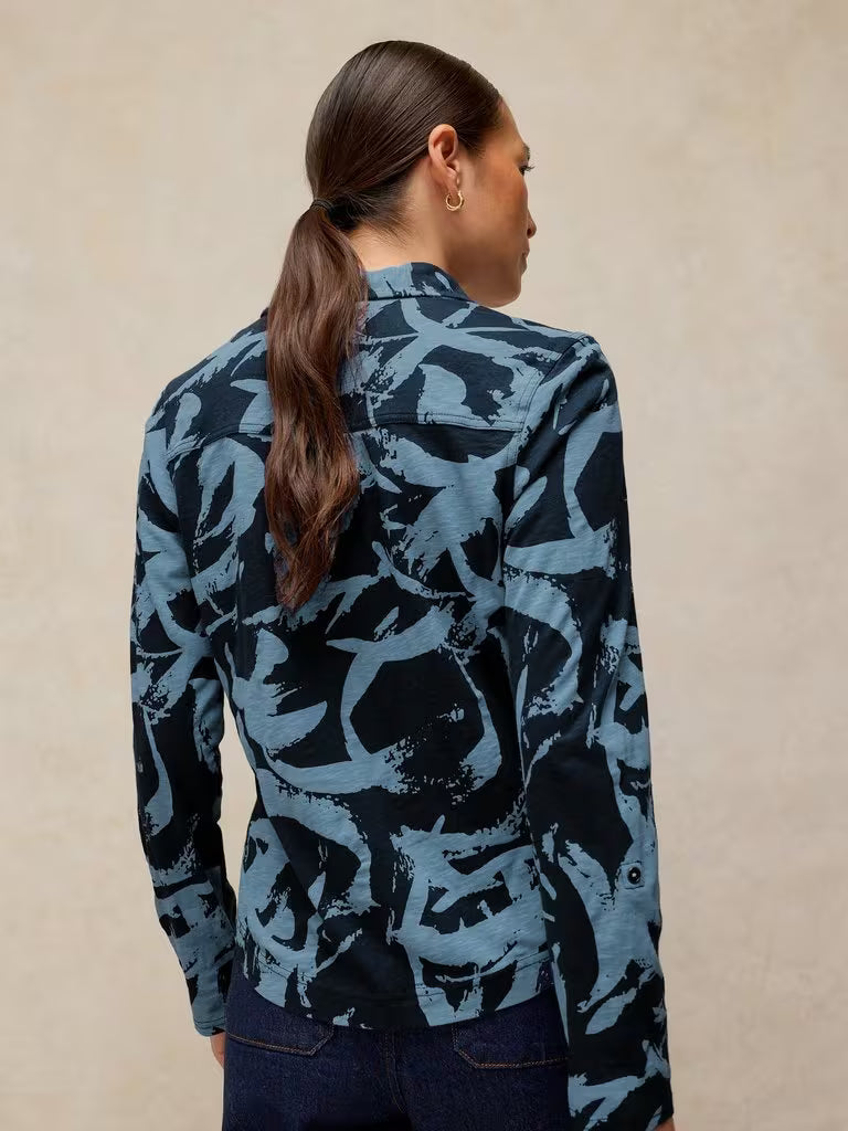 White Stuff Allie Shirt in Blue Print