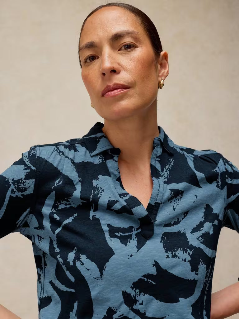 White Stuff Allie Shirt in Blue Print