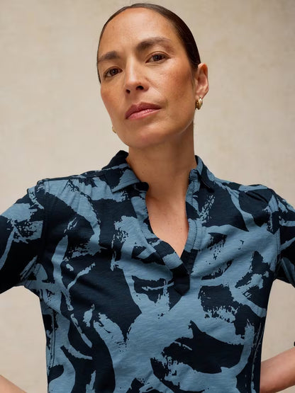 White Stuff Allie Shirt in Blue Print