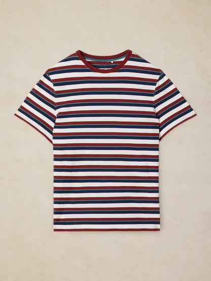 White Stuff Abersoch Stripe Tee in Ivory Multi