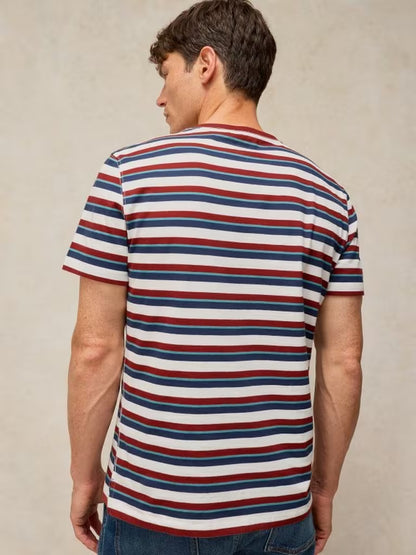 White Stuff Abersoch Stripe Tee in Ivory Multi