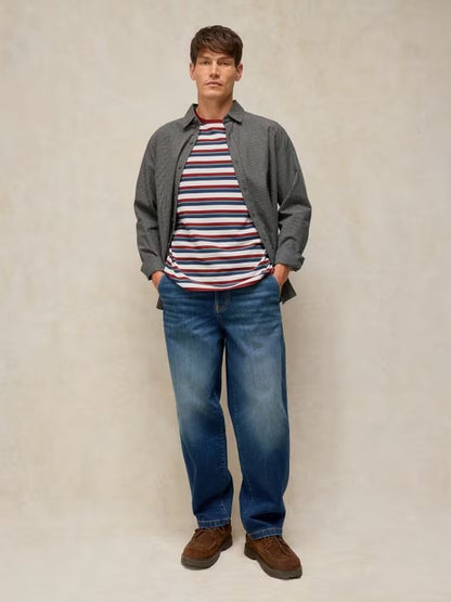 White Stuff Abersoch Stripe Tee in Ivory Multi