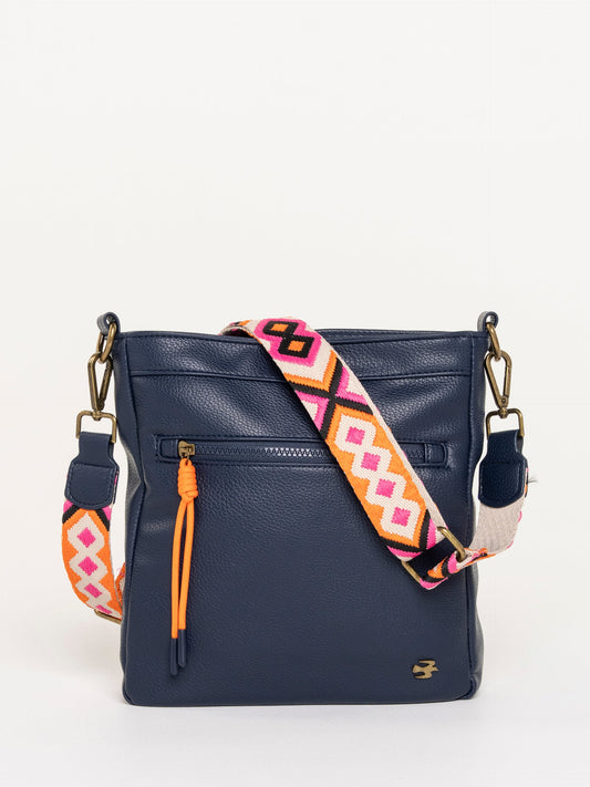 Brakeburn Sierra Navy Cross Body Bag