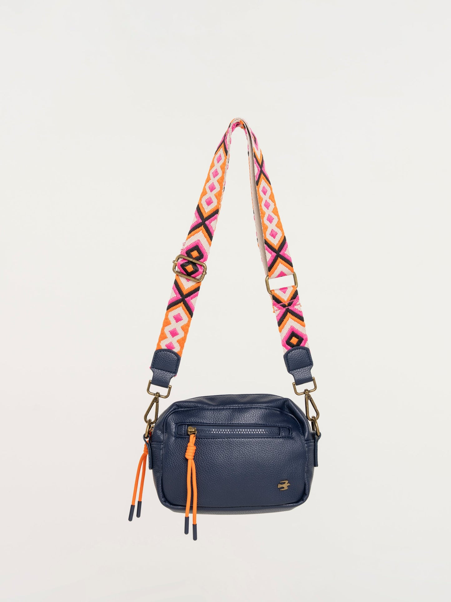 Brakeburn Sabine Navy Box Cross Body Bag